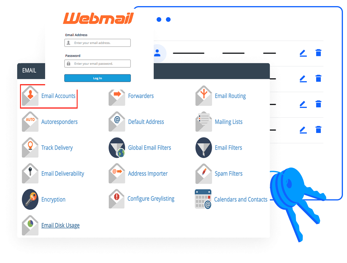 Mail Hosting - Create your own business email with only 1 click